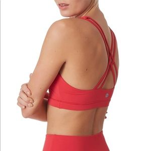 Mystic Red X by Gottex Strappy Sports Bra Large